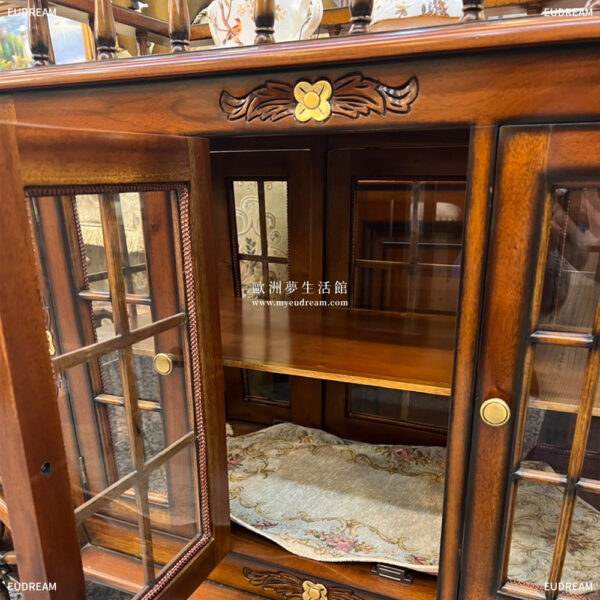 古典餐車-奧羅拉公主<br>手貼金箔 桃花心木</br>：圖片 2
