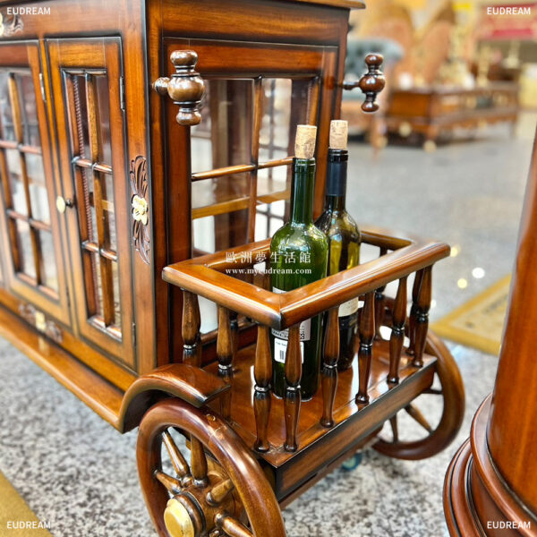 古典餐車-奧羅拉公主<br>手貼金箔 桃花心木</br>：圖片 4