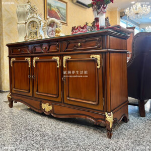 古典鞋櫃-伊莎貝三門<br>桃花心木</br>