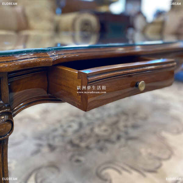 古典茶几-奧利爾<br>大茶几 桃花心木</br>：圖片 2