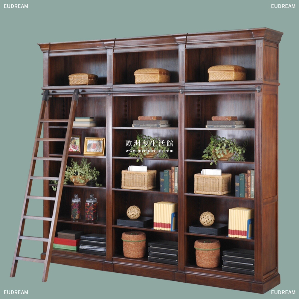 JAGO全實木書櫃-3座<br>全開放系列</br>