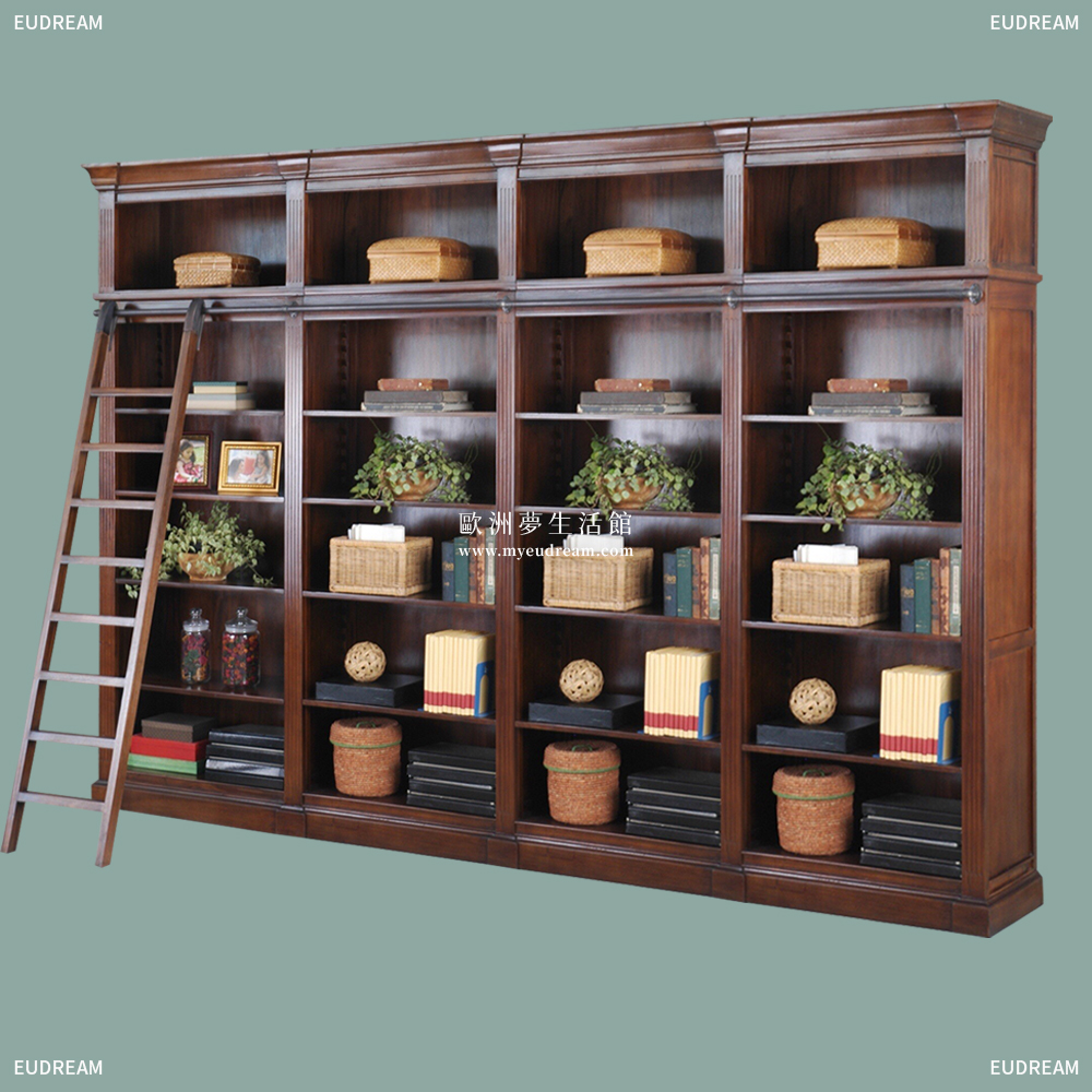 JAGO全實木書櫃-4座<br>全開放系列</br>