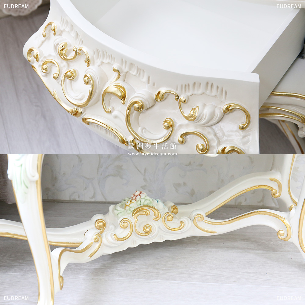 法式展示櫃-芙羅莉娜<br>手工雕刻貼金箔</br>:圖片 4