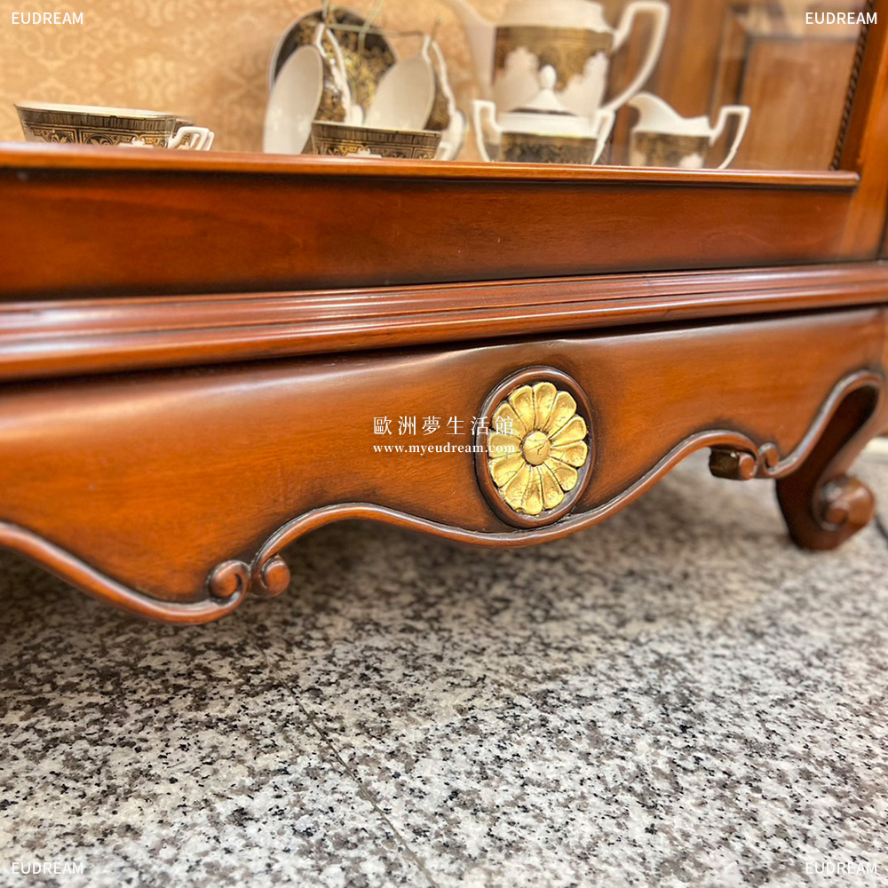 新古典展示櫃-路易斯<br>玻璃櫥窗 桃花心木</br>:圖片 4