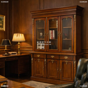 古典萬用櫃-聖杯款<br>玻璃櫥窗 桃花心木</br>