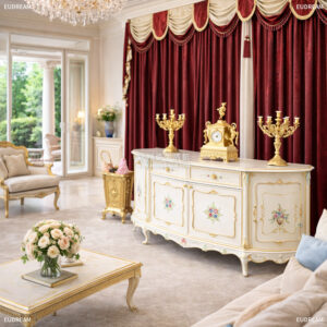 法式斗櫃-凡爾賽<br>高級櫸木 手工雕刻彩繪</br>