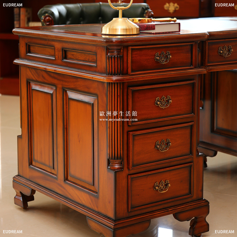 雙面桌 莎士比亞180<br>桃花心木</br>:圖片 2