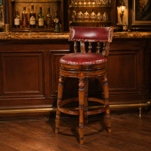 旋轉吧檯椅 安德烈<br>桃花心木</br>