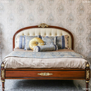 B012_1000x1000_1 古典床架 貝芙麗<br>桃花心木</br>