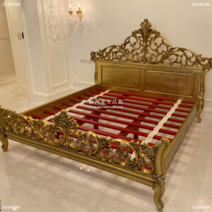 雙人雕刻床架 貝拉<br>桃花心木 6呎雙人</br>