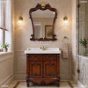 古典洗手台 赫伯倫<br>桃花心木</br>