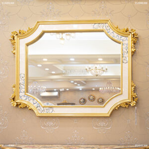 貝殼鑲嵌鏡 御苑花影<br>白櫸木 鑲貝</br>