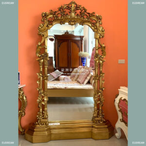 古典雕花立鏡 凱薩琳<br>桃花心木</br>