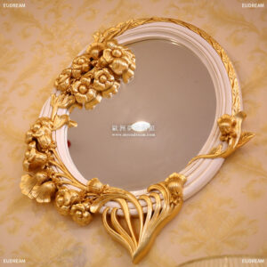 新古典雕刻鏡 曼蒂娜<br>桃花心木</br>