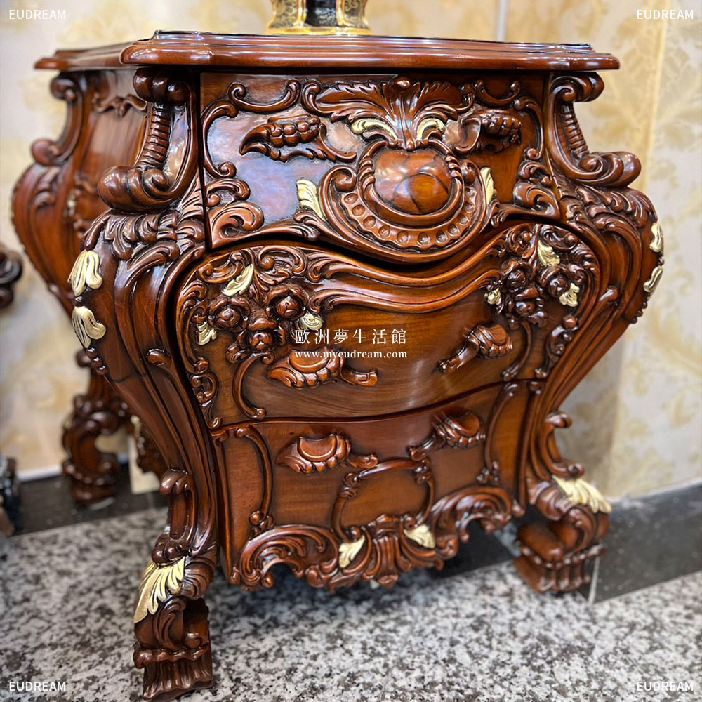 經典床頭櫃 伊蓮娜<br>重雕刻系列</br>