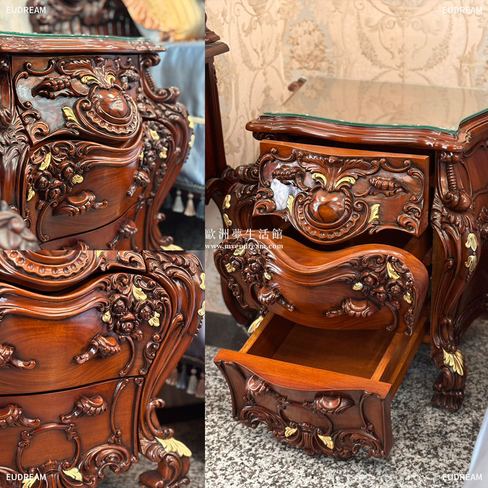 經典床頭櫃 伊蓮娜<br>重雕刻系列</br>:圖片 3