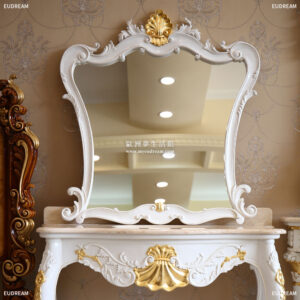 新古典雕刻鏡 維若娜 <br>桃花心木</br>