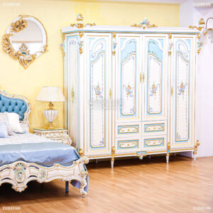 法式彩繪衣櫃 茱蒂絲<br>進口櫸木</br>